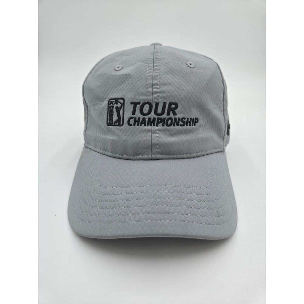 Under Armour PGA Tour Championship Adjustable Hat Gray Golf Cap Embroidered